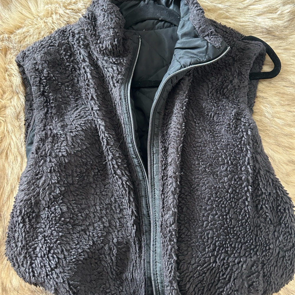 H&M Brown Fur Windbreaker